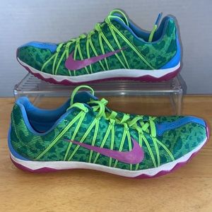 NIKE 605504-364 Lady Rival XC Spikes Shoes size 7.5